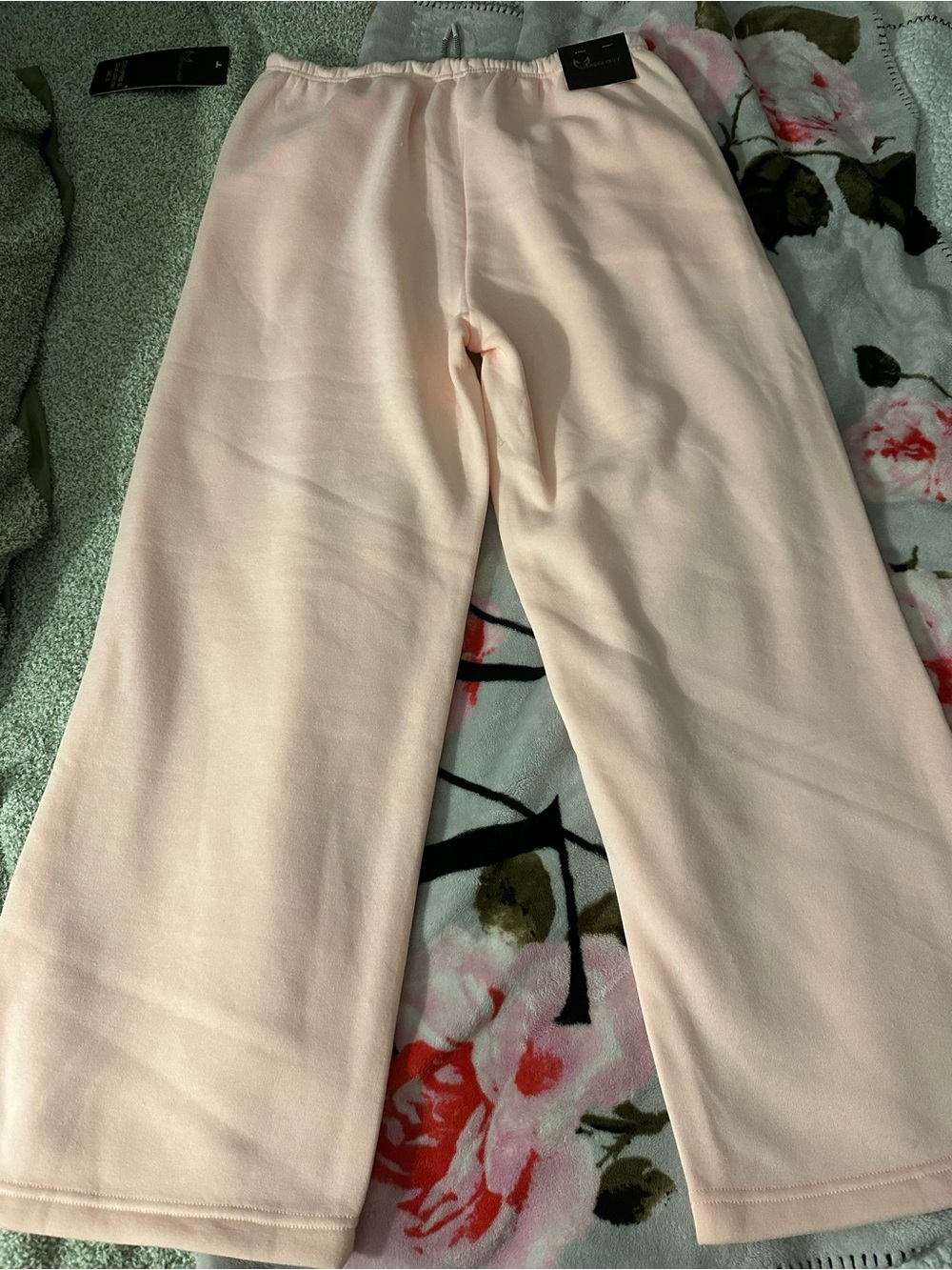 Soft Wide-Leg Bottoms in Light Pink - Comfortable Everyday Wear